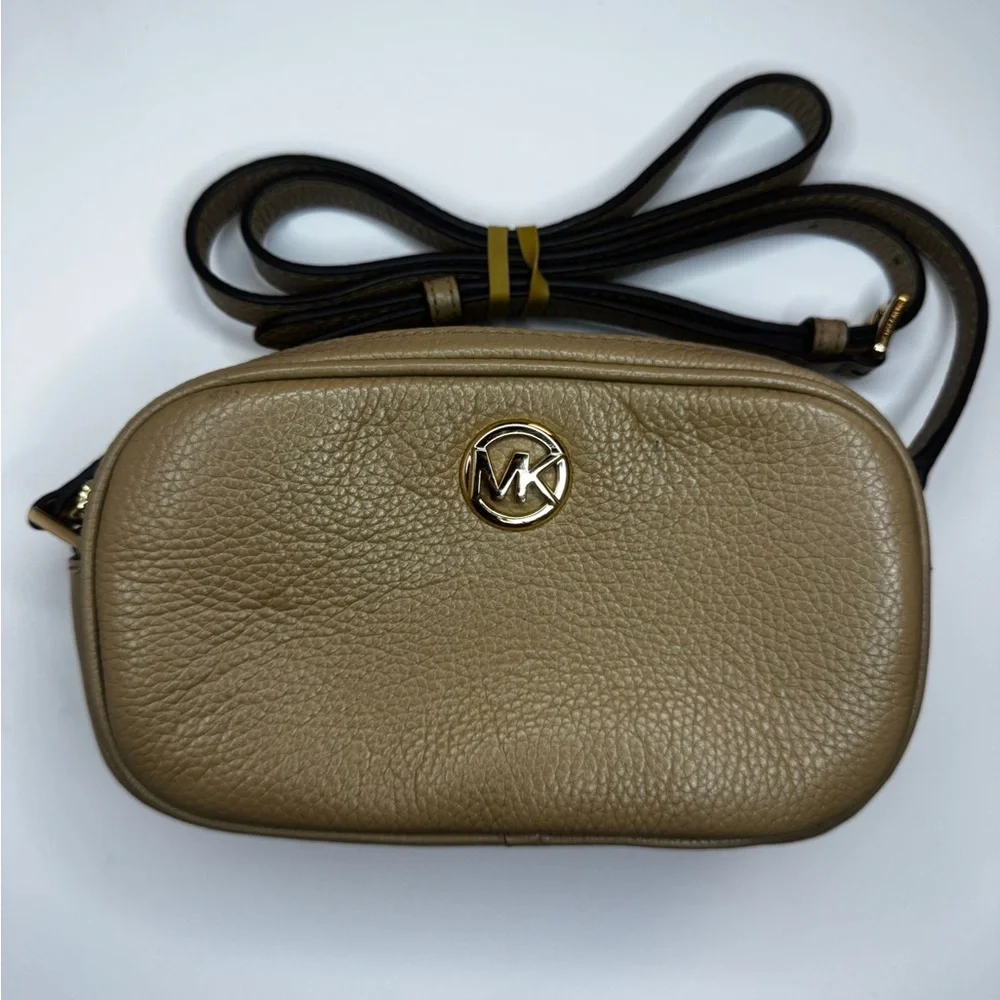 Michael Kors Tan Crossbody Bag with Adjustable Strap